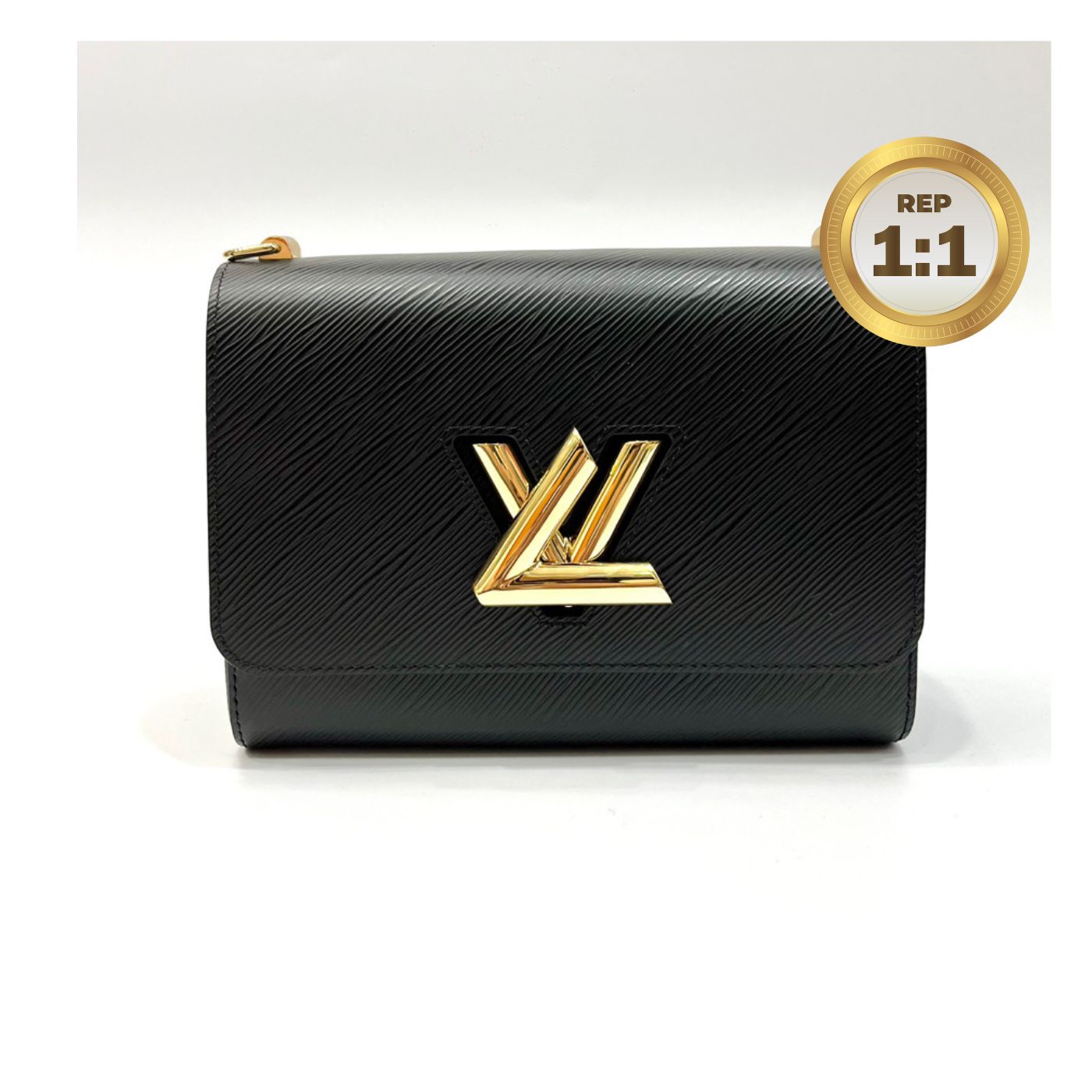 [REP 1:1] Louis Vuitton Twist MM Epi Black For Women 9.4in/23cm